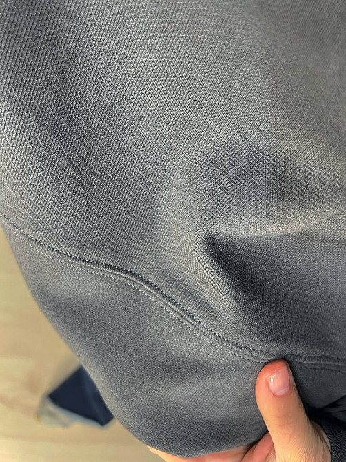 Свитшот женский U S 293 широкий оверсайз трикотаж надпись WANT, графит, one size Киев - изображение 17