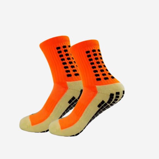 Шкарпетки футбольні, тренувальні, ігрові, спортивні з антиковзаючим покриттям, розмір L помаранчеві Кам'янець-Подільський