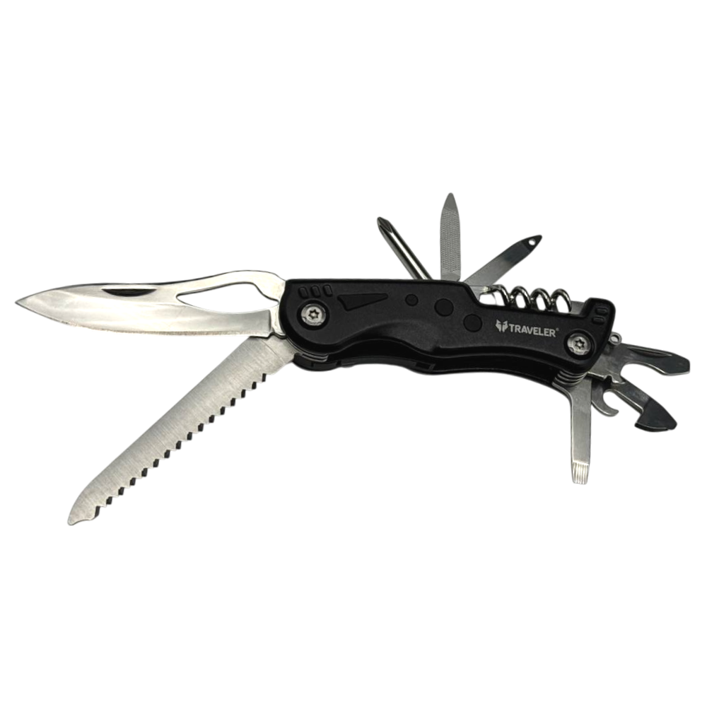 Мультитул швейцарський ніж Traveler M306 з ліхтариком Дніпро - фото 1