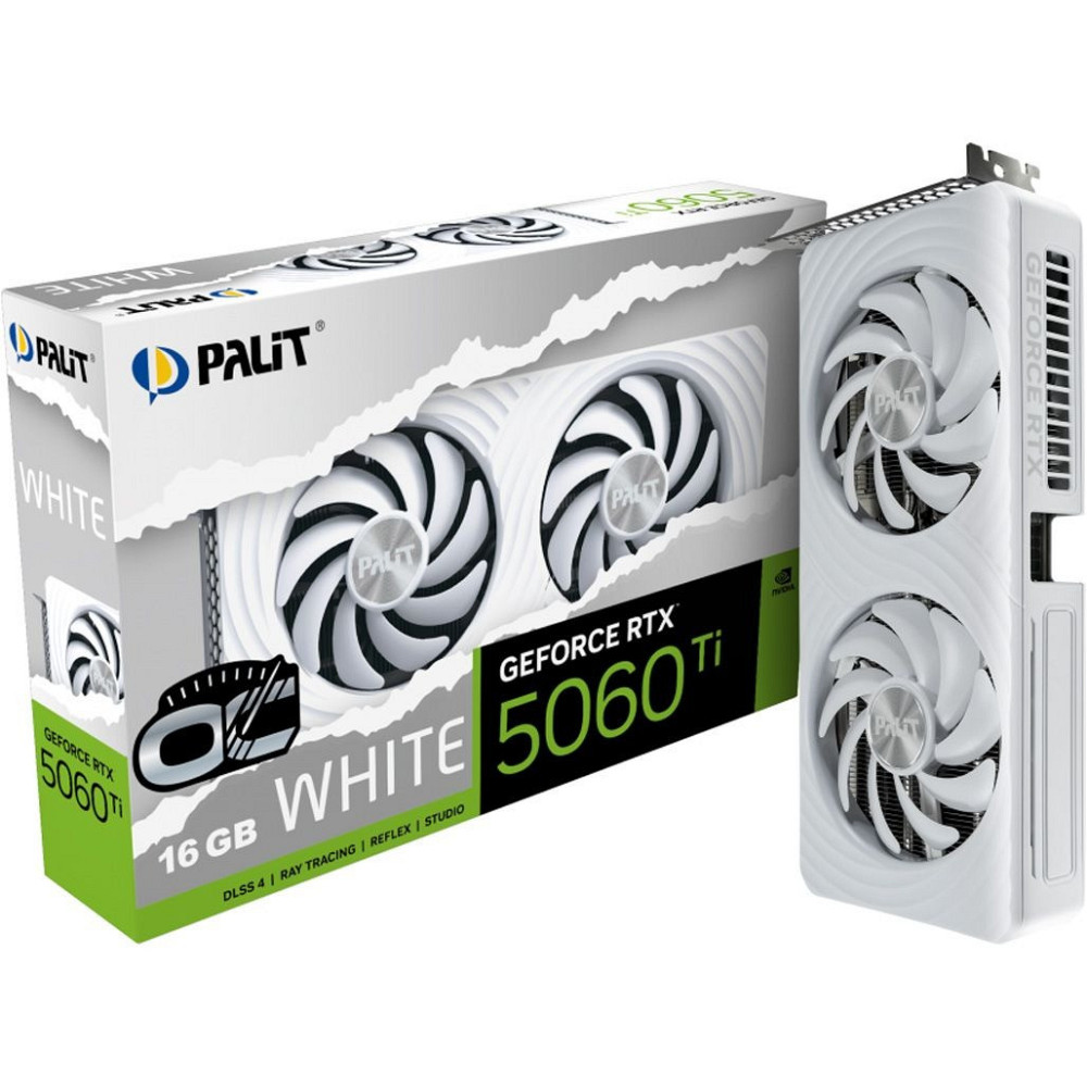 Відеокарта GF RTX 5060 Ti 16 GB GDDR7 White OC Palit (NE7506TU19T1-GB2061M) ( 11276 ) Харків - фото 12