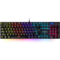 Клавіатура Vinga KBGM-100 LED Blue Switch USB Black (KBGM-100 Black) Киев - изображение 1