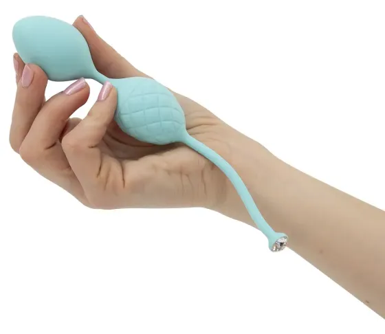 Розкішні вагінальні кульки PILLOW TALK - Frisky Teal з кристалом, діаметр 3,2 см, вага 49-75 гр Львів