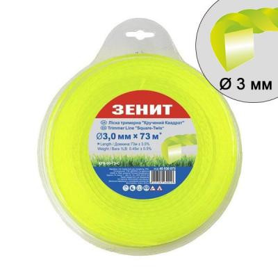 Жилка косильна Зеніт плетена &quot;Кручений квадрат&quot; 3,0 мм х 73 м (КРК-30-73-С) (40530073) Вінниця - фото 1