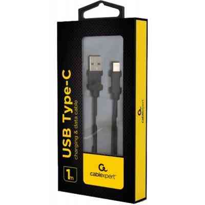 Дата кабель USB 2.0 AM to Type-C 1.0m Cablexpert (CC-USB2-AMCM-1M) Вінниця