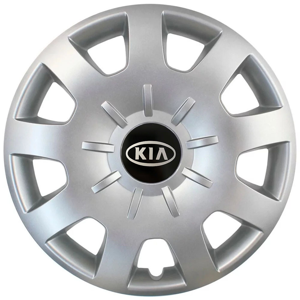 Автомобільні модельні ковпаки R15 Kia 314 4шт, SJS, сріблясті Київ - фото 1