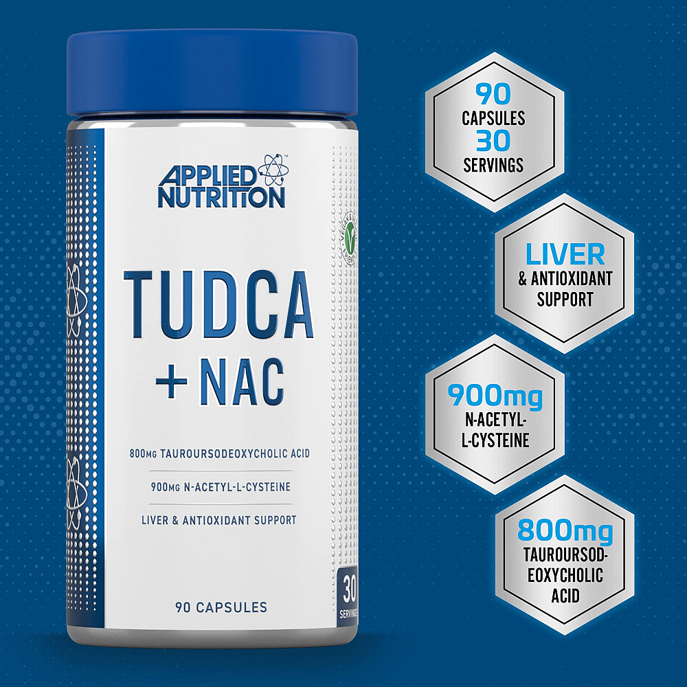 Комплекс для підтримки печінки Applied Nutrition TUDCA + NAC 90 CAPSULES Луцьк - фото 2