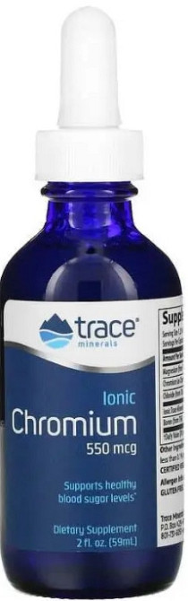 Іонний хром Trace Minerals Research Ionic Chromium 550 мкг 59 мл Київ - фото 1