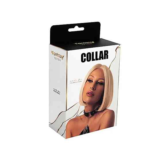 Ошейник Fantasy Adjustable collar с металлическими шипами, регулируемый Sex Aura Киев