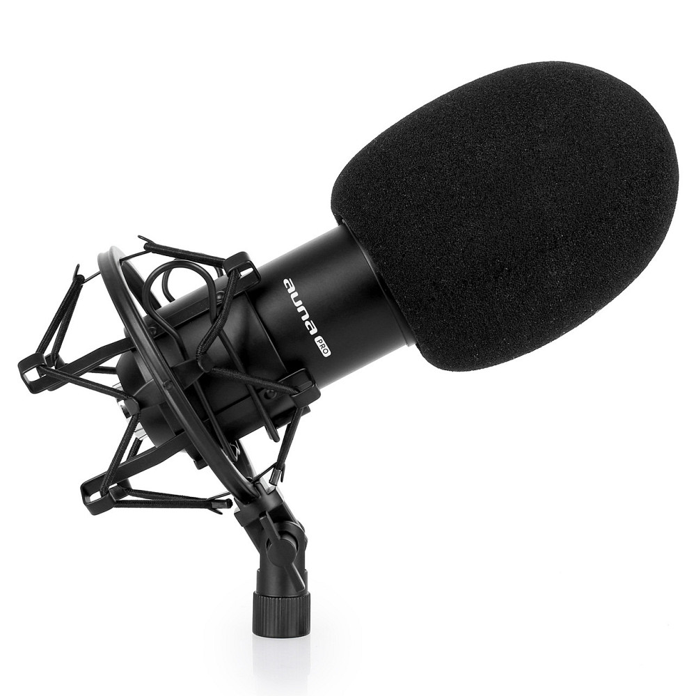 CM001B Студийный микрофон, черный, конденсаторный, для вокала, инструменты XLR, черный (Германия, читать Ровно - изображение 2