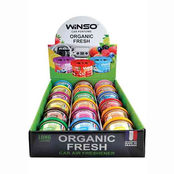 Ароматизатор Winso Organic Fresh MIX №1, 40г гелевый Львов