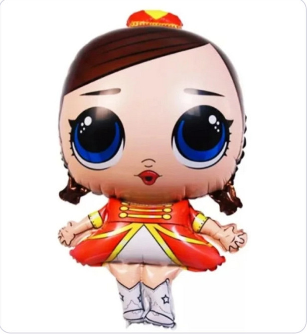 Фигура кукла лол болельщица 80*45см Киев - изображение 1