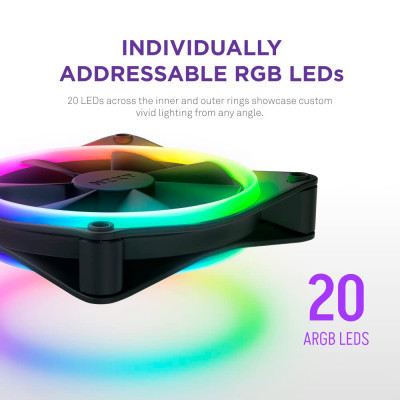 Кулер до корпусу NZXT F140RGB Duo (RF-D14DF-B1) Вінниця - фото 5