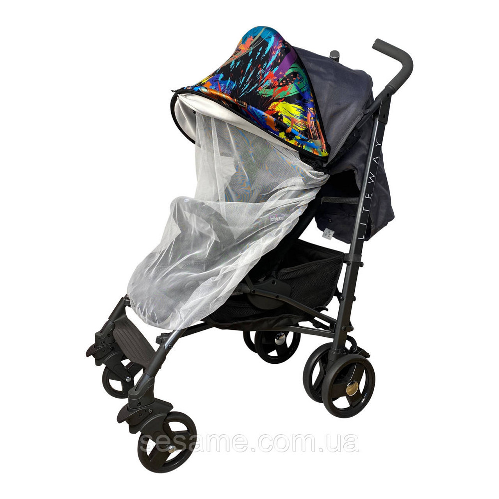 Сонцезахисний козирок (Кап) Color Must Have Shade 2 в 1 з білої москітною сіткою Харків - фото 1