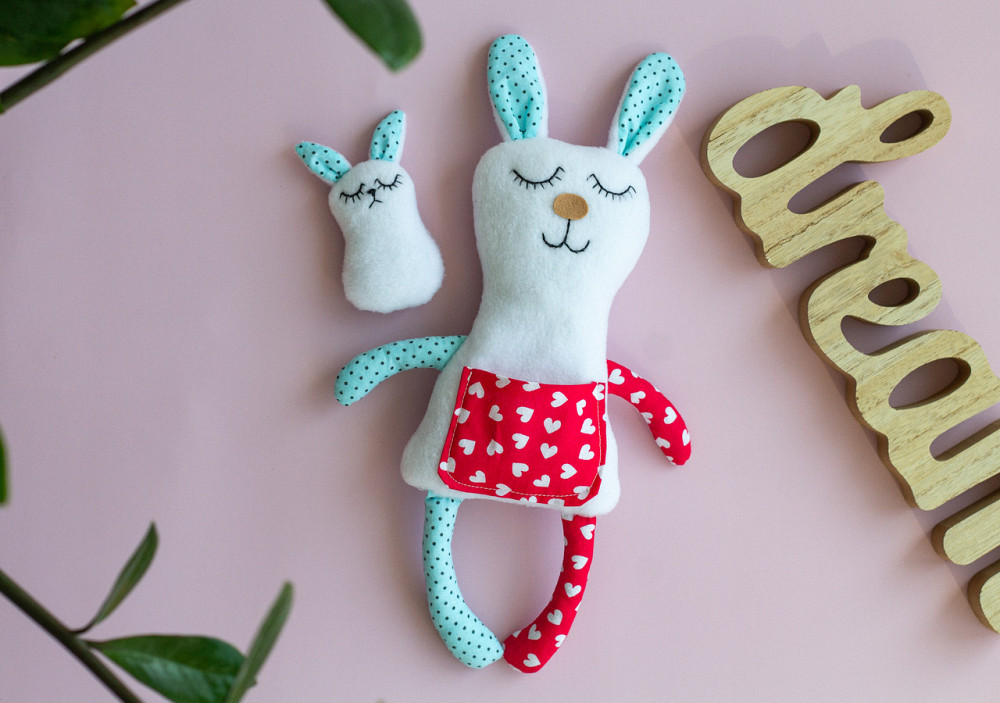 М’яка іграшка сплюшка Зайчик Київ - фото 4