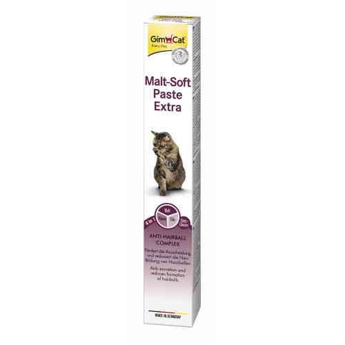 Паста GimCat Every Day Malt-Soft Paste Extra для кошек для вывода шерсти из желудка 100 г Киев
