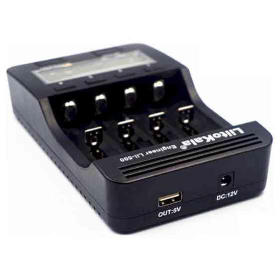 Зарядний пристрій LiitoKala Lii-500, 4x(Lion/NiMH/NiCd), Power Bank, discharge function (Lii-500) Киев