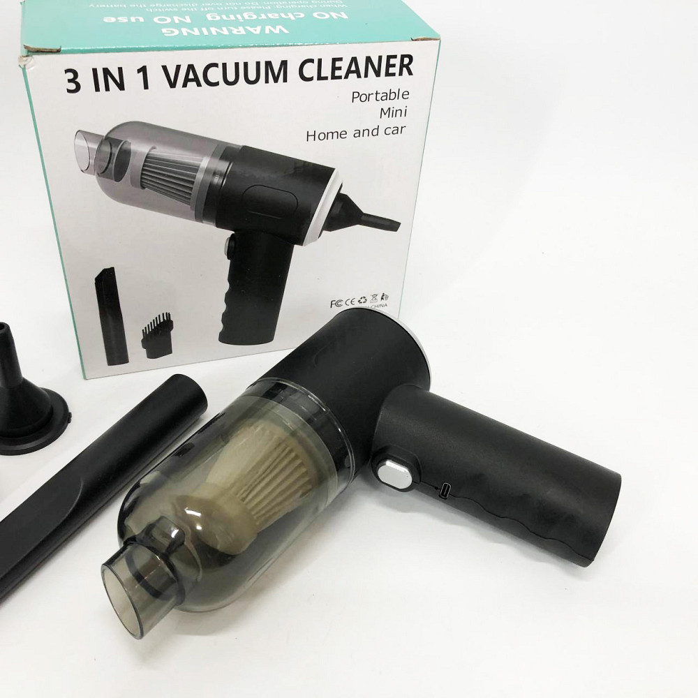 Пилосос для чищення машини AS-228, Вакуумний автомобільний пилосос від прикурювача, Автомобільний FU-93 Львів - фото 6