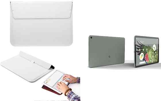 Чохол-конверт VitoCase для Google Pixel Tablet 2023, з функцією підставки для планшета Білий Київ