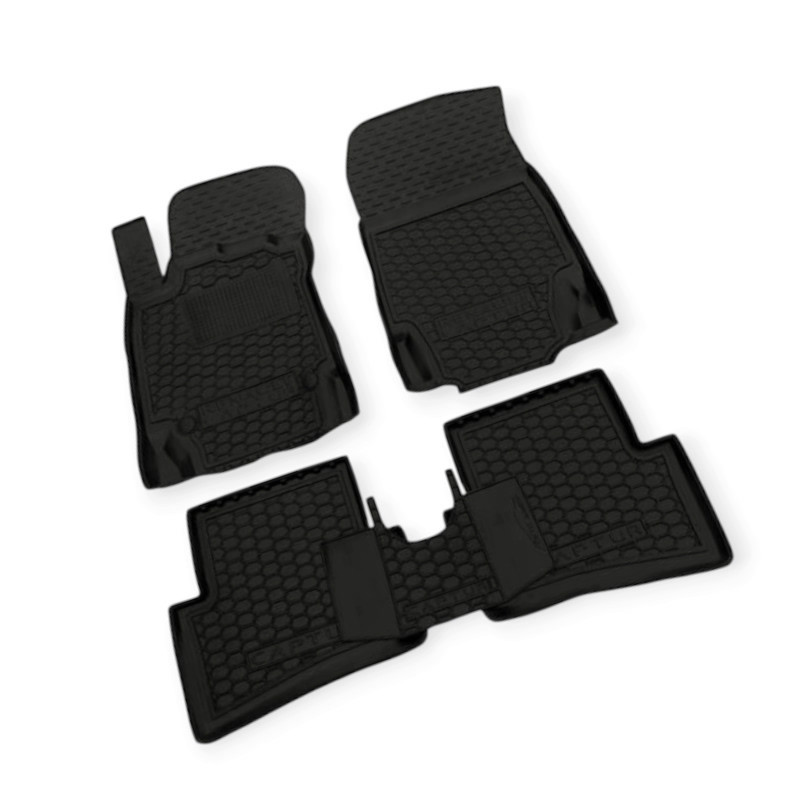 Килимки Рено captur 2013-2019 борт 2,5см, з перемичкою салону Мукачево - фото 1