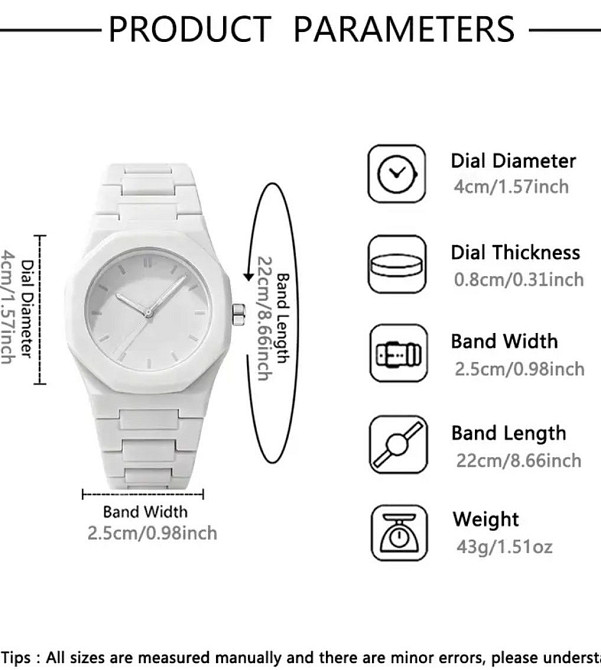 Мужские часы белый цвет. Киев - изображение 1