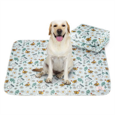 Пелюшки для собак MISOKO&amp;CO Багаторазова з бджолами 70х80 см 1 шт блакитна (HAINMSK70033) Вінниця - фото 3