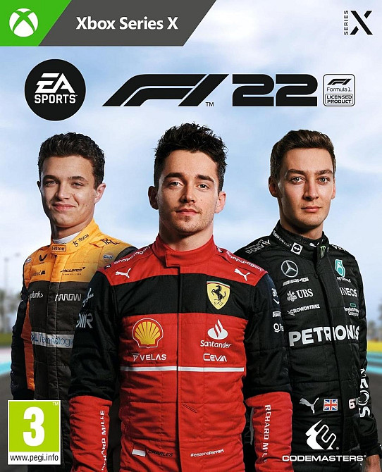 Гра F1 22 для Xbox Series X, відеогра гонки Формула-1, диск спортивна гра для консолі, симулятор перегонів FIA Formula 1 Київ - фото 1