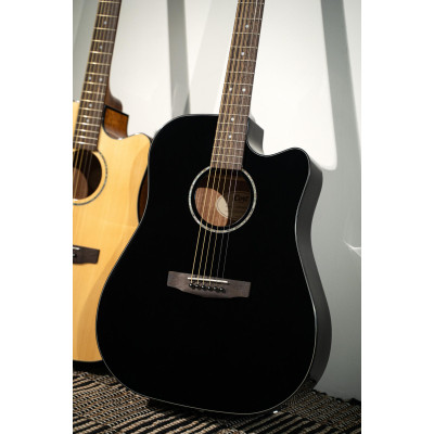 Гитара электроакустическая Cort Earth 60CE Black Gloss Винница - изображение 7