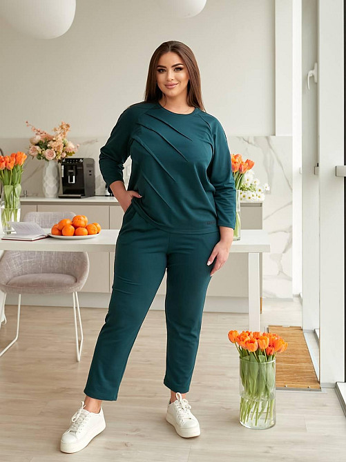 Спортивный женский костюм двухнитка. 42-60р Киев - изображение 5