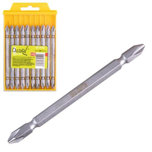 Alloid. Набір біт магнітних двосторонніх для шуруповерта PH2 100мм, S2 (10шт) Одесса - изображение 1