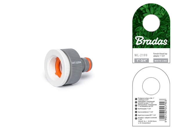 Адаптер на кран редукційний із внутрішньою різьбою 1 / 3/4, WHITE LINE, WL-2199 Киев - изображение 2