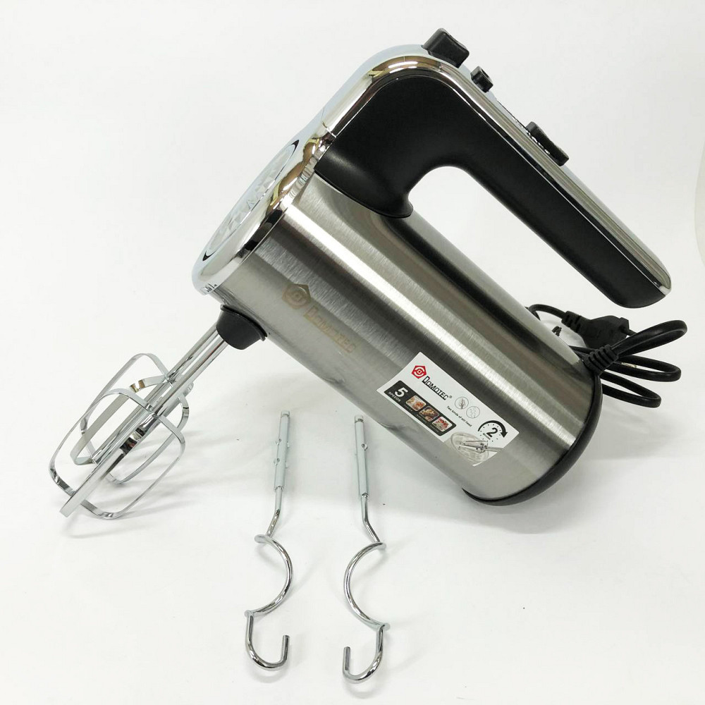 Ручний міксер з різними режимами швидкості, Міксер кухонний професійний для замішування сумішей QF-16 Львів - фото 4