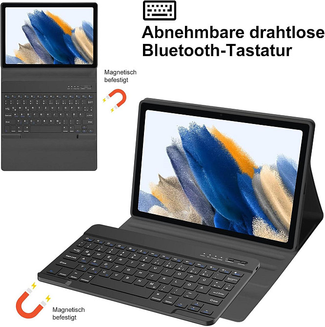 Чехол клавиатура SaharaCase для планшета Samsung Galaxy Tab A8 10.5 дюймов X205 / X200 / X207 Днепр - изображение 8