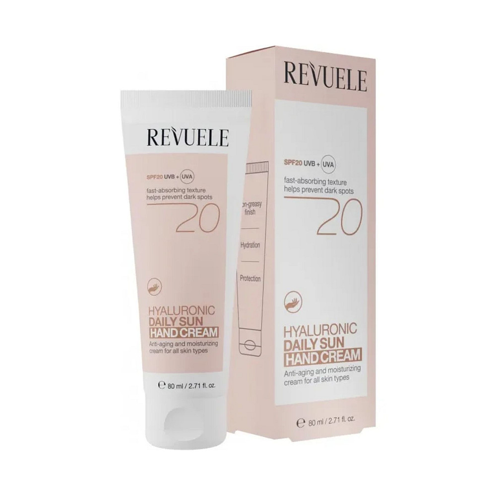 Крем для рук SPF20 Hyaluronic Daily Sun Revuele 80 мл Киев - изображение 3