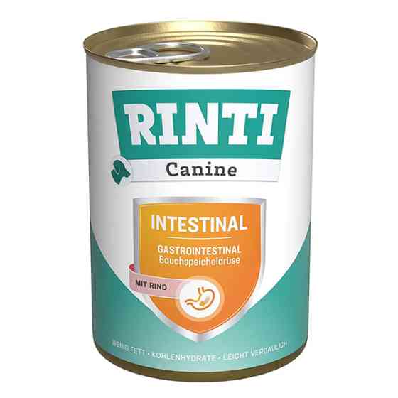 Rinti Canine Veterinary Intestinal mit Rind РИНТИ ВЕТЕРИНАРИ ИНТЕСТИНАЛ ГОВЯДИНА диетический влажный корм для собак с заболеваниями ЖКТ и поджелудочно Киев
