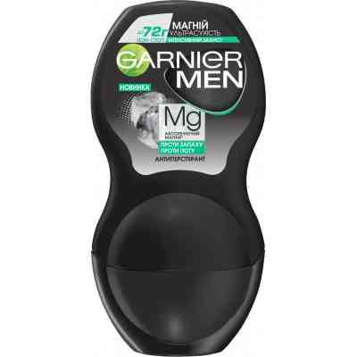 Антиперспірант Garnier Men Магній Ультрасухість роликовий 50 мл (3600542310031) Вінниця