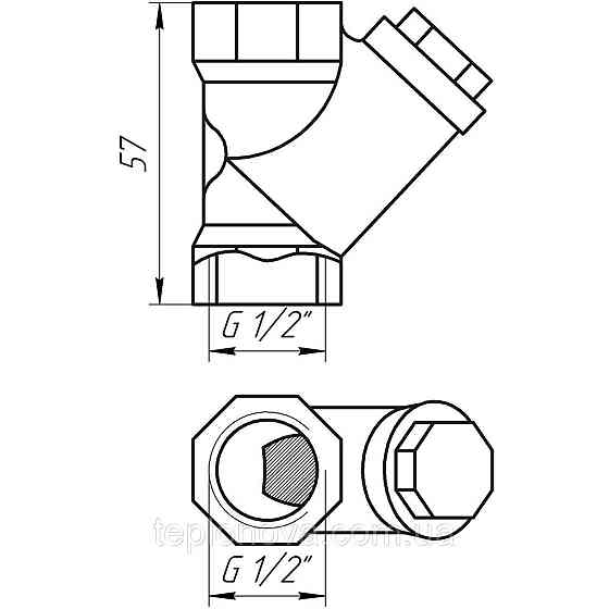 Фільтр грубого очищення для газу ITAP 1/2| 193 Чернівці