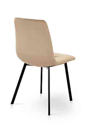 Стілець Ментос чорний/ велюр бежевий Київ