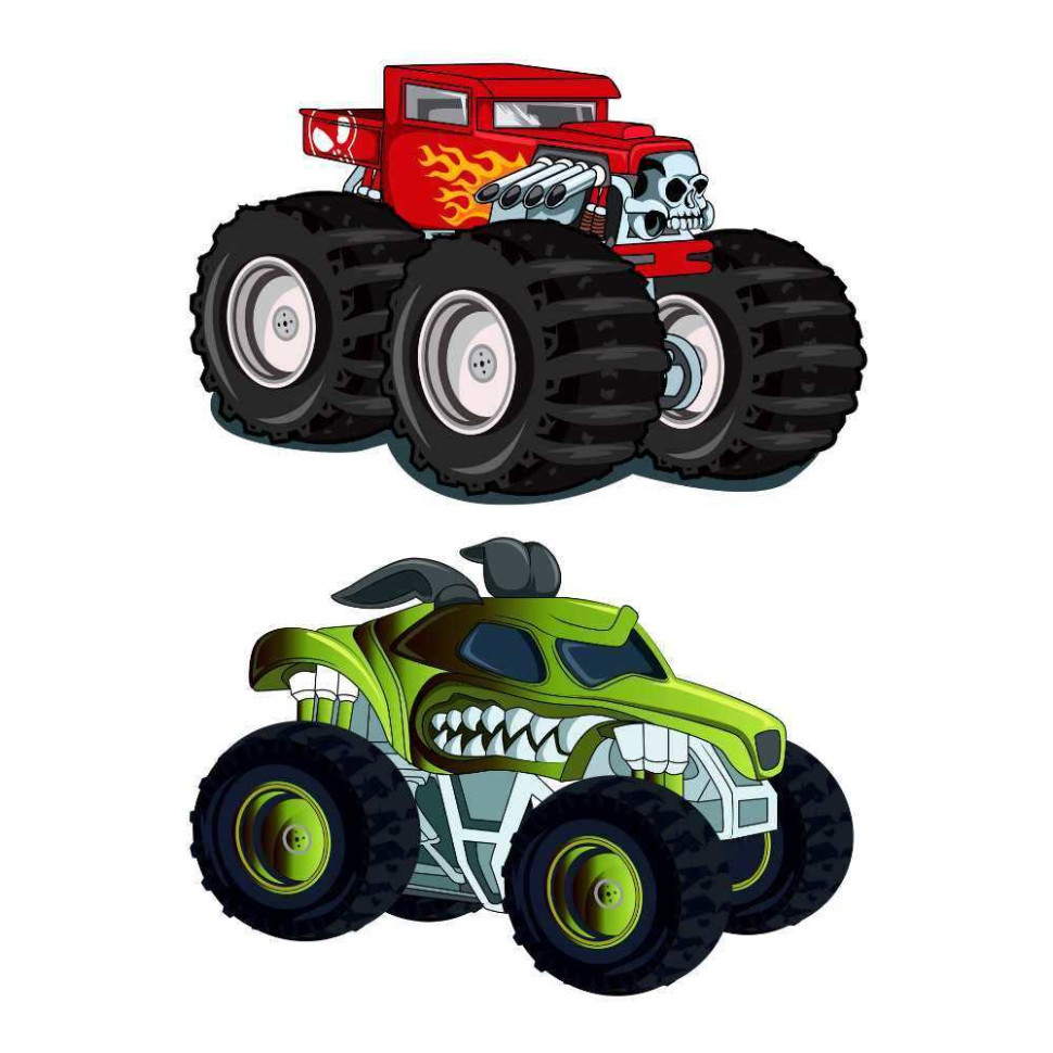 Временная татуировка Монстр-трак №3 Ink-Ok 74274479, 2 картинки Винница - изображение 1