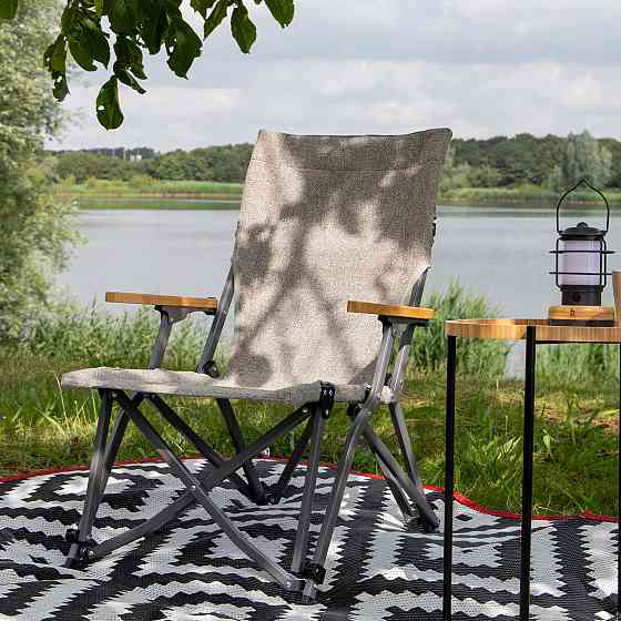 Кресло раскладное Bo-Camp Chelsea Grey (1204810) Винница