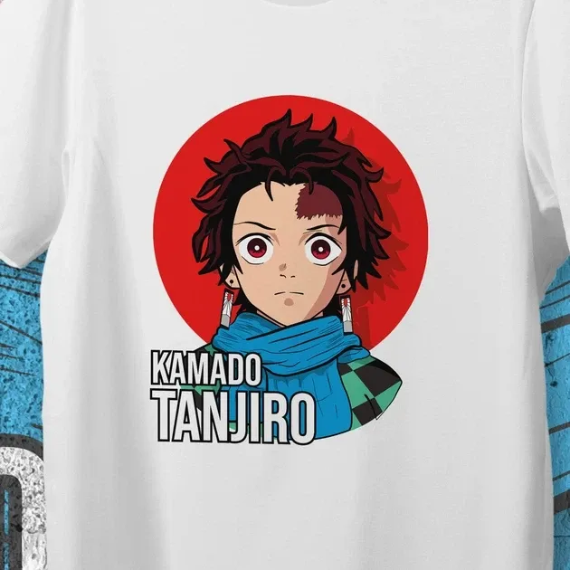 Футболка для подростка мальчика с принтом Клинок, рассекающий демонов Танджиро Камадо WE Размер 160 Anime10349 Днепр - изображение 4