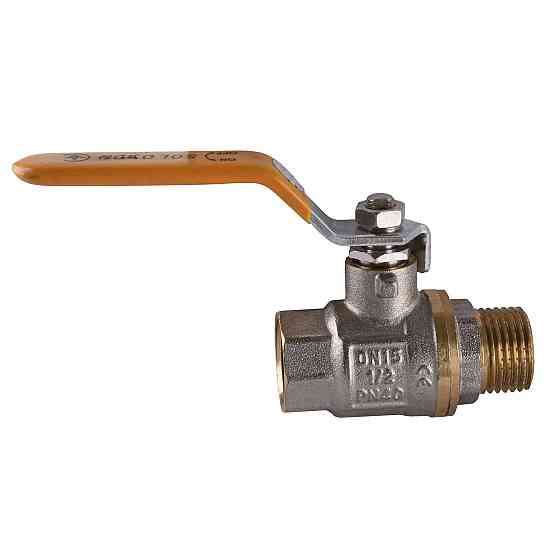 Кран кульовий прямий SOLOMON 1/2″ ЗВ ЖР PN40 B1002 Тернопіль