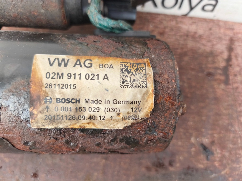 Стартер VW Crafter 2.0 tdi 2016-2025 (02M911021A) Ковель - изображение 2