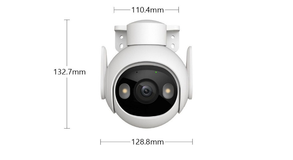 Поворотна Wi-Fi відеокамера Imou Cruiser SE+ 5Мп (CRUISER 2) – 360°, нічне бачення,  IP66, детекція людини Київ - фото 2