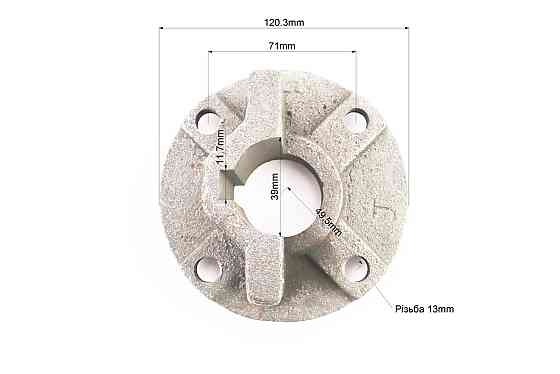 Ступиця колеса d-39mm, 4отв. 6,00-12 Тип 2 Киев