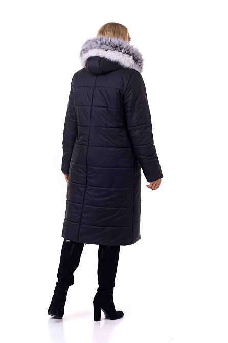 Жіноче зимове пальто пуховик великих розмірів 48-66р Київ - фото 3