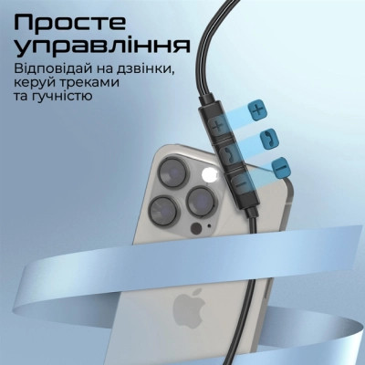 Навушники Promate Silken-C Grey (silken-c.grey) Вінниця - фото 6