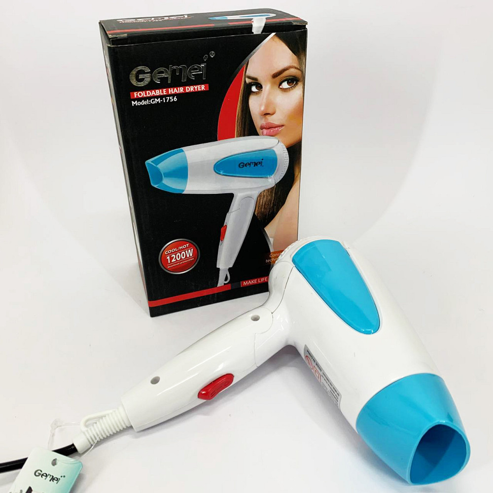 Мощный фен для волос Gemei, Профессиональный фен для работы, Хороший мощный фен дома и салона HP-53 Львов - изображение 14