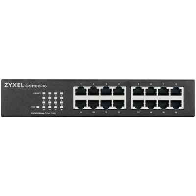 Коммутатор сетевой ZyXel GS1100-16 (GS1100-16-EU0103F) Винница