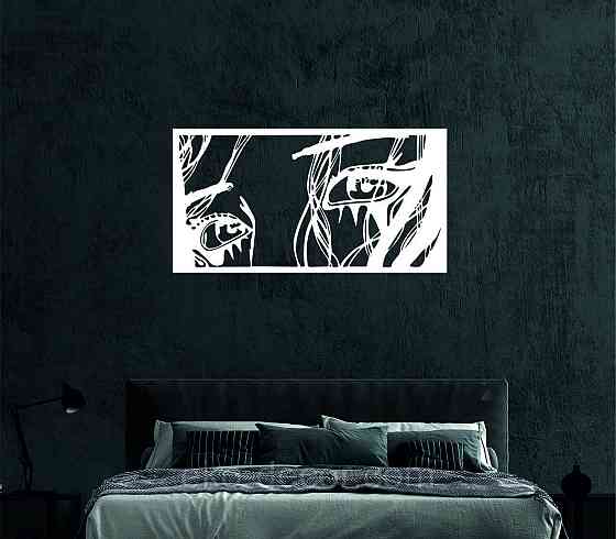 Декоративное настенное Панно «Девушка» Декор на стену 70*36 см, Белый Киев