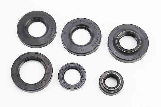 Сальники к-кт 6шт (17x30x7,5/10,5; 22x35x7; 25x52x6-2шт; 26x52x8/10; 34x52x9) Юпітер Київ